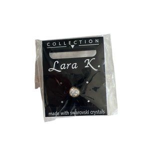 Lara K Made With‎ Swarovski Crystals Lapel Pin - Rhinestones, Pins, Glamour